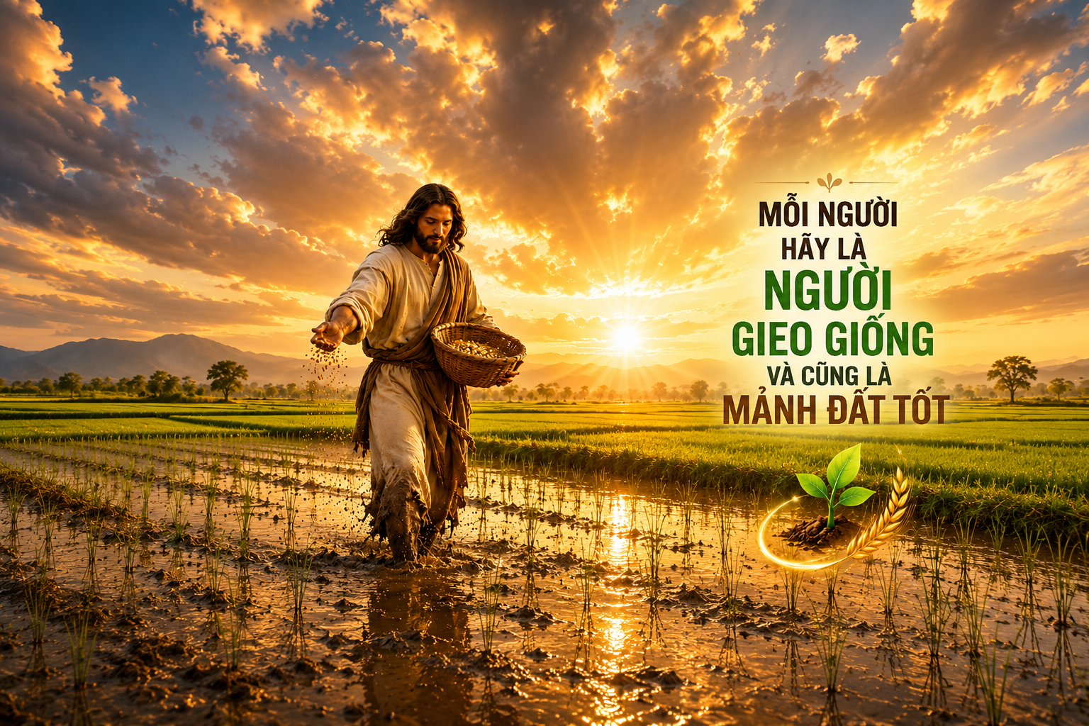 Chúa mời gọi chúng ta trở thành mảnh đất tốt